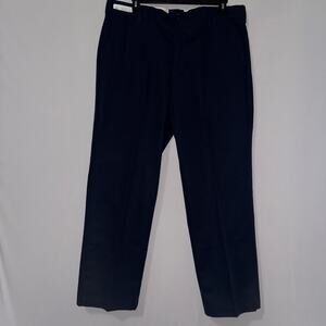 Red Kap Men Navy Uniform Work Pants Slacks 40x32 Industrial Workwear Utility